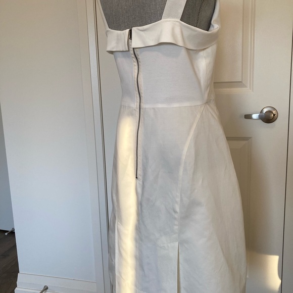 Authentic MaxMara ivory linen/cotton dress, size 8-10 - Picture 6 of 14